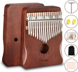 Zingen & Muziek | Kalimba Set – 17 Tonen – Met Muziekboek – Duimpiano – Muziekinstrument – Mahoniehout – Voor Kinderen En Volwassenen Speelgoed Zingen & Muziek