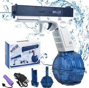 Buitenspeelgoed | Elektrisch Waterpistool Voor Jongens – Super Soaker – Glock – Waterblaster – Blauw Of Roze – Kunststof Buitenspeelgoed Buitenspeelgoed