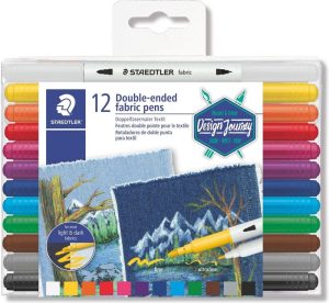 Hobby & Creatief | Textielmarker Dubbele Punt – Set 12 St Hobby & Creatief Hobby & Creatief