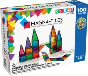 Baby & Peuter | Magna Tiles – 100 Stuks Clear Colors – Constructiespeelgoed Baby & Peuter Baby & Peuter