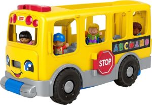 Speelfiguren & Sets | Little People Grote Schoolbus – Peuter Speelgoed Speelfigurenset Speelfiguren & Sets Speelfiguren & Sets