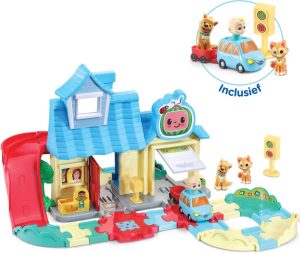 Speelfiguren & Sets | Toet Toet Auto’S Cocomelon Familiehuis Speelset – Inclusief Jj’S Speelgoed Auto – Educatief & Interactief Baby Speelgoed – Cadeau – 1,5 Tot 5 Jaar Speelfiguren & Sets Speelfiguren & Sets