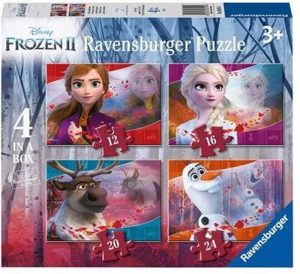 Puzzels | Puzzel Disney Frozen -12+16+20+24 Stukjes – Kinderpuzzel Puzzels Puzzels