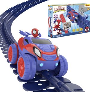 Voertuigen | Disney Marvel Spiderman – Flextreme Discovery Set – Racebaan – 4,4M Speelgoed Voertuigen