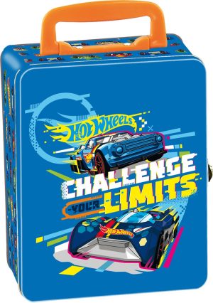 Voertuigen | Toys Hot Wheels Verzamelkoffer – Geschikt Voor Max. 18 Auto’S – 15,5X8,5X21 Cm – Blauw Speelgoed Voertuigen