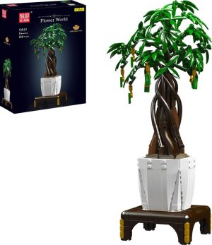 Educatief speelgoed | Mouldking 10063 – Geld Boom – Bouwset – 815 Onderdelen – Lego Compatibel – Bloemen – Bonsai Educatief speelgoed Educatief speelgoed